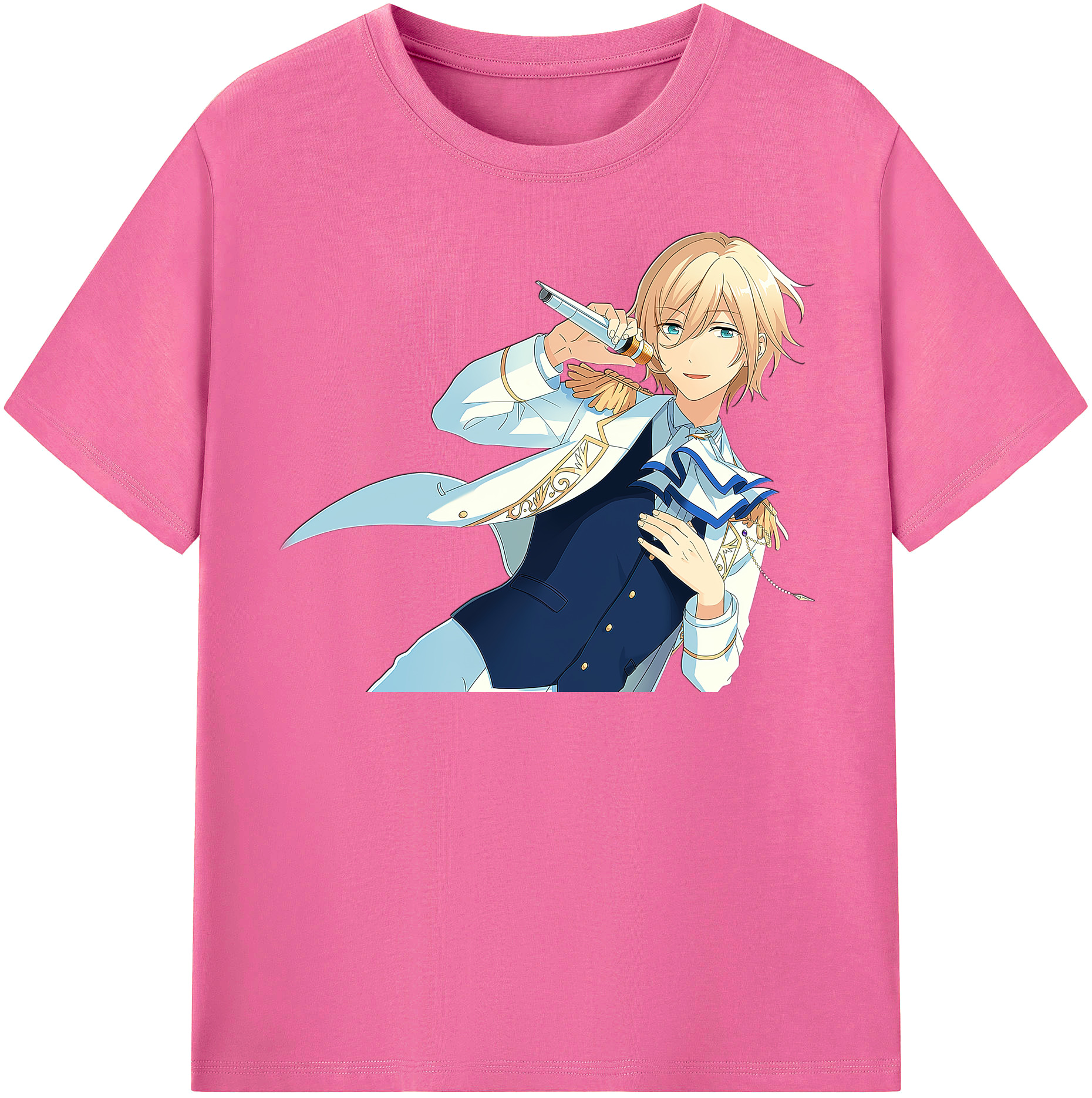 （画像用） あんさんぶるスターズ! Ensemble Stars レディースカジュアルプリントTシャツ（綿100％）
